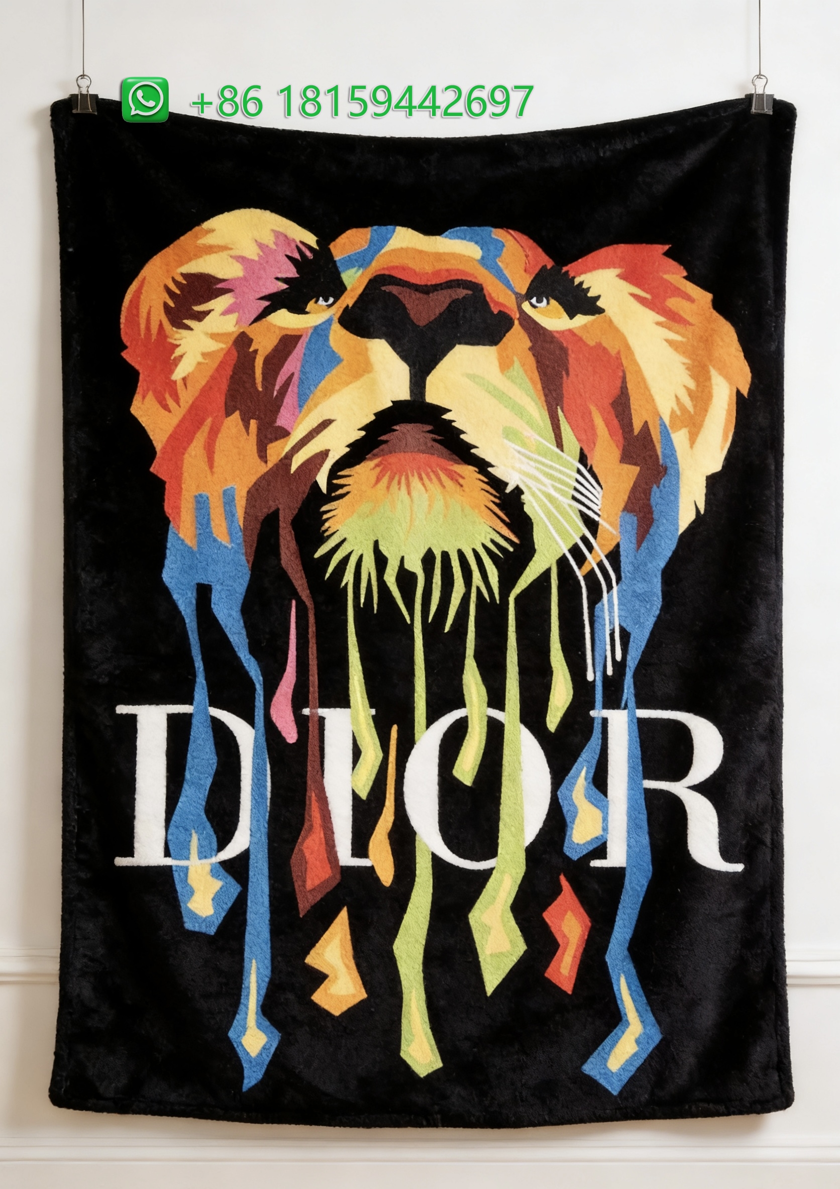 Dior Throw Blankets